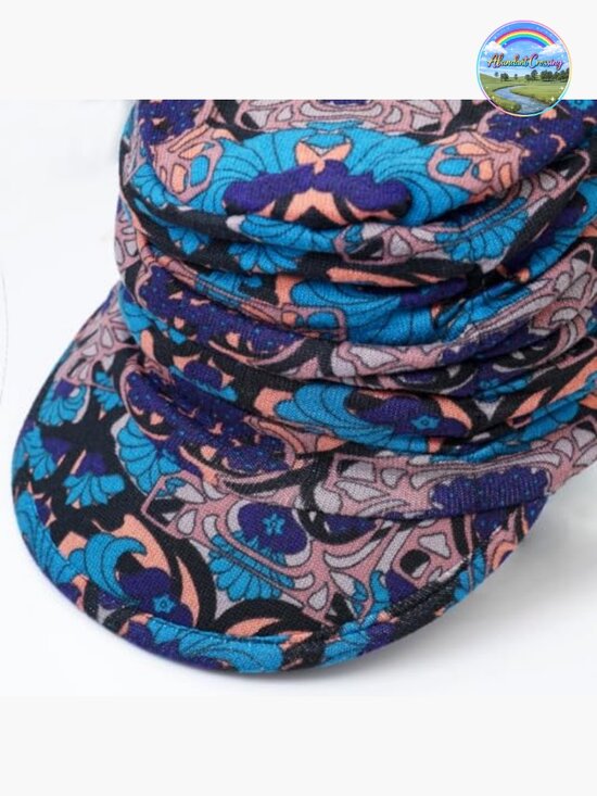 Soft Chemo Beanie Baseball Cap with Paisley Pattern main image 4